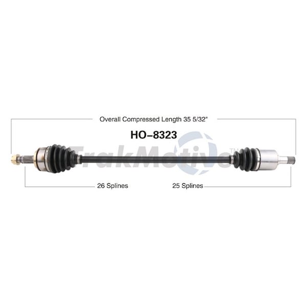 Surtrack Axle Cv Axle Shaft, Ho-8323 HO-8323 - main